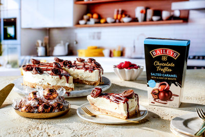 Baileys Chocolate Salted Caramel Cheesecake