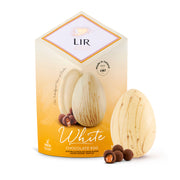 Lir White Chocolate Egg with Salted Caramel Truffles 155g